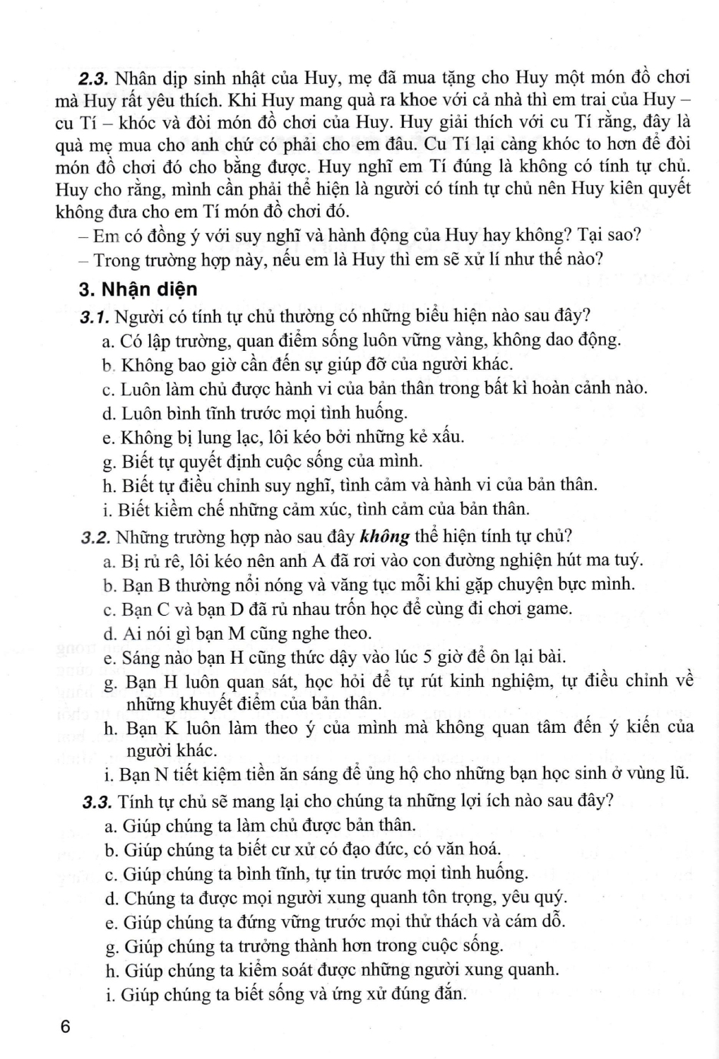 Giao Duc Dao Duc, Ki Nang Song Danh Cho Hoc Sinh Lop 9