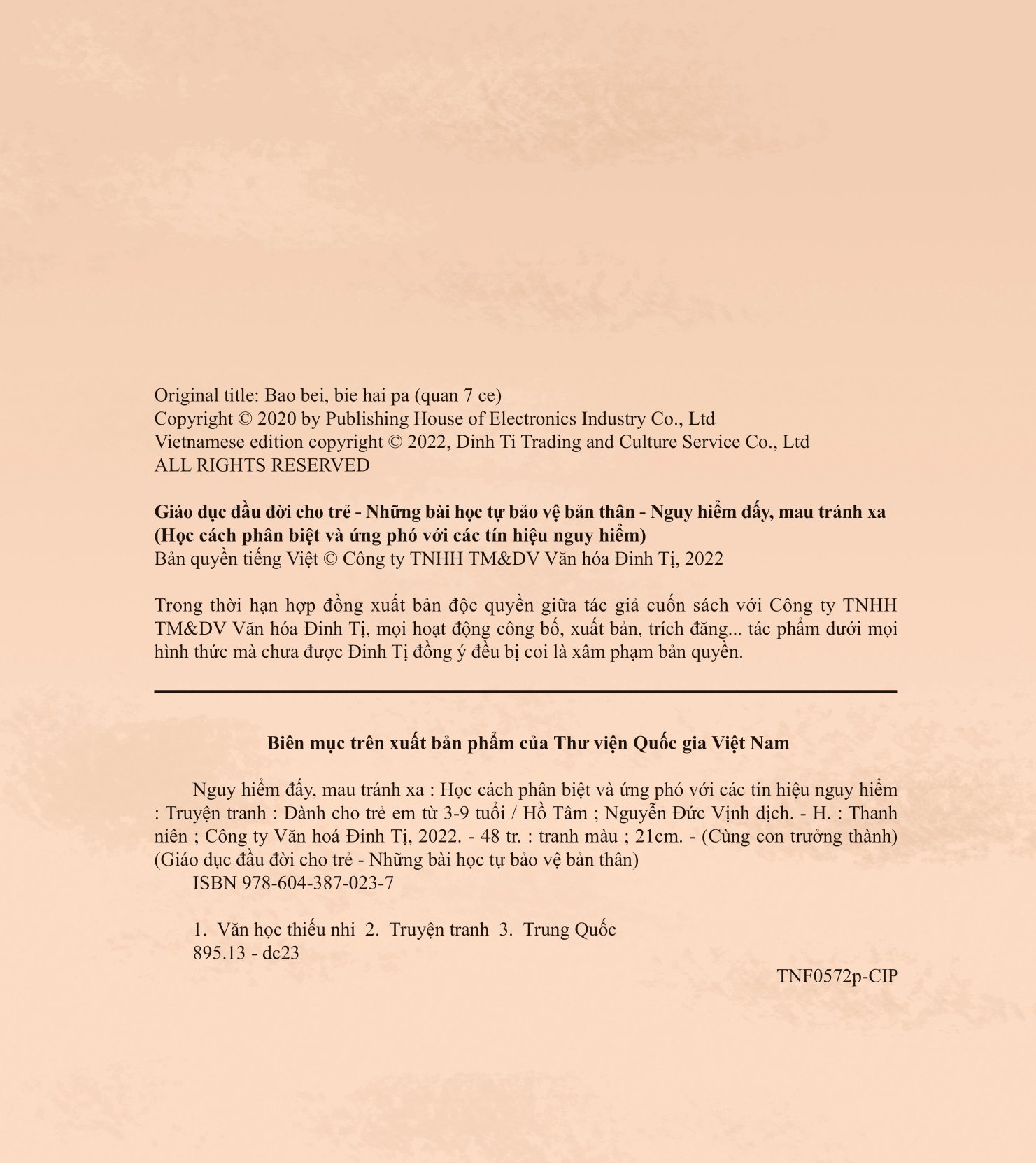 giáo dục đầu đời cho trẻ - những bài học tự bảo vệ bản thân - nguy hiểm đấy, mau tránh xa