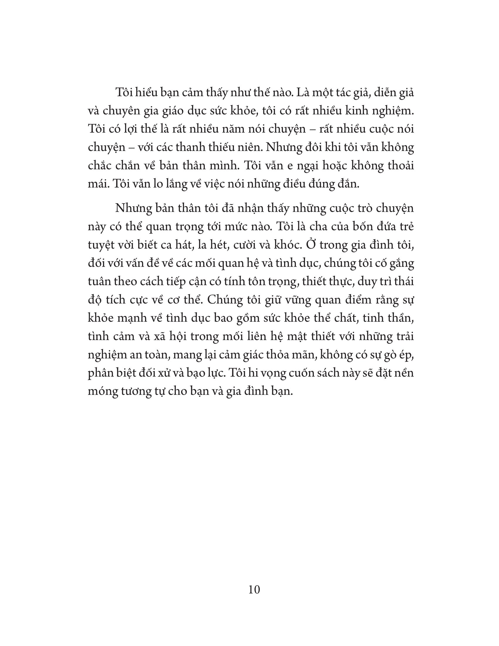 giáo dục giới tính cho con trai