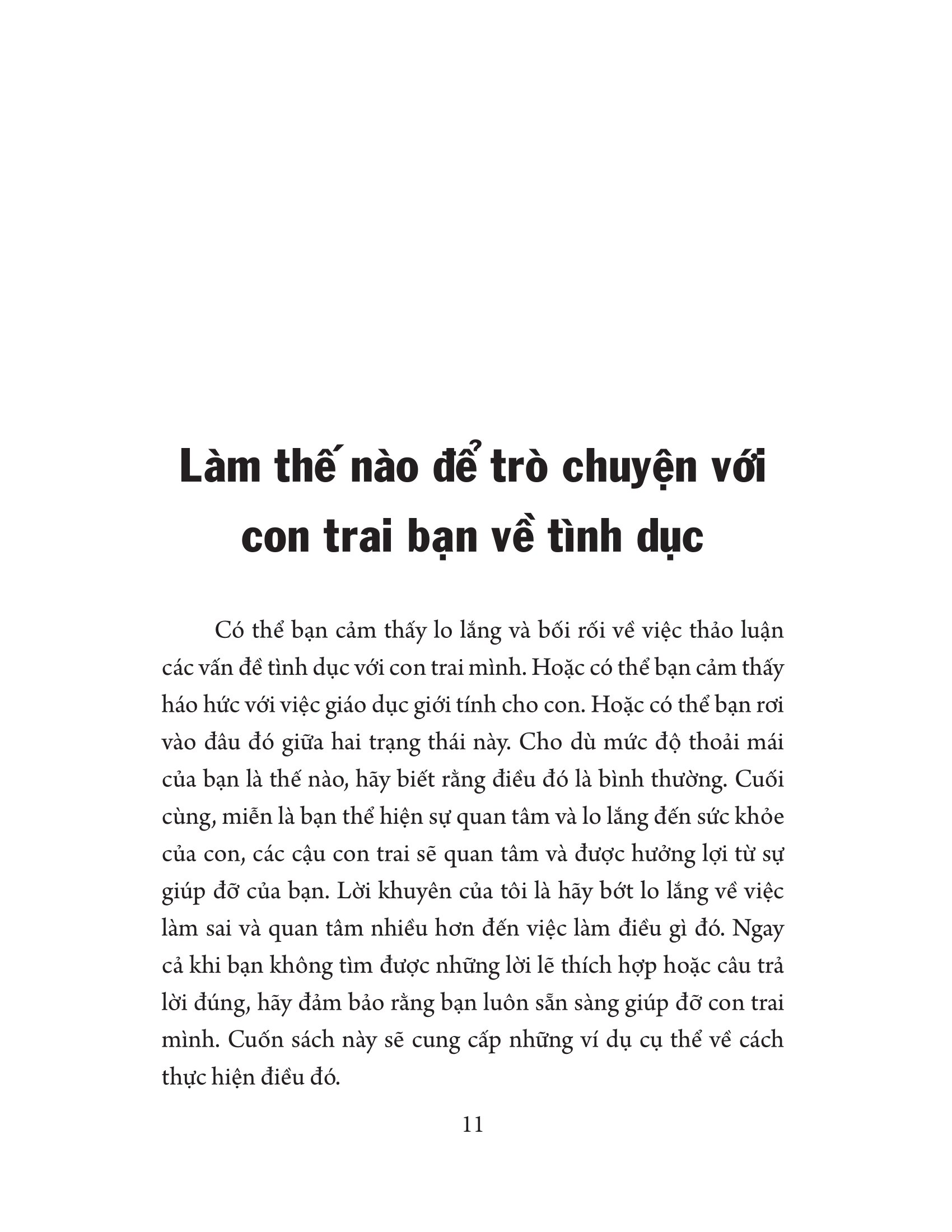 giáo dục giới tính cho con trai