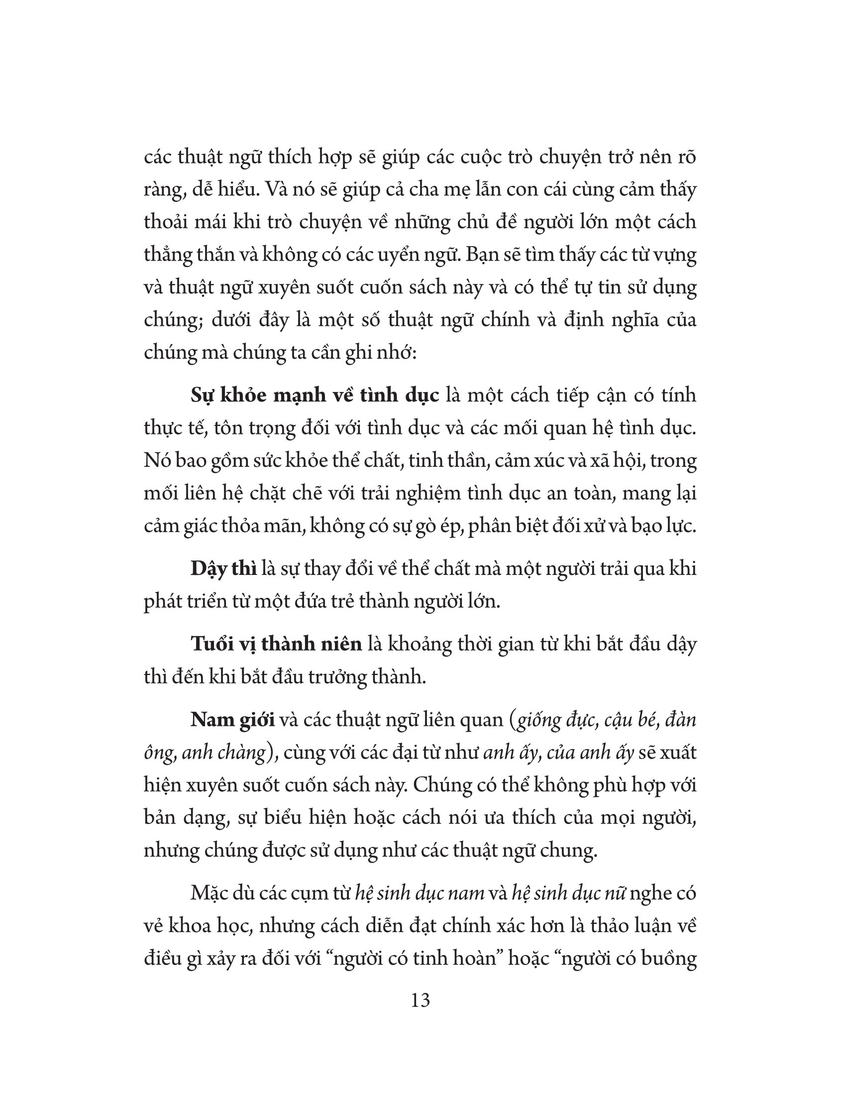 giáo dục giới tính cho con trai