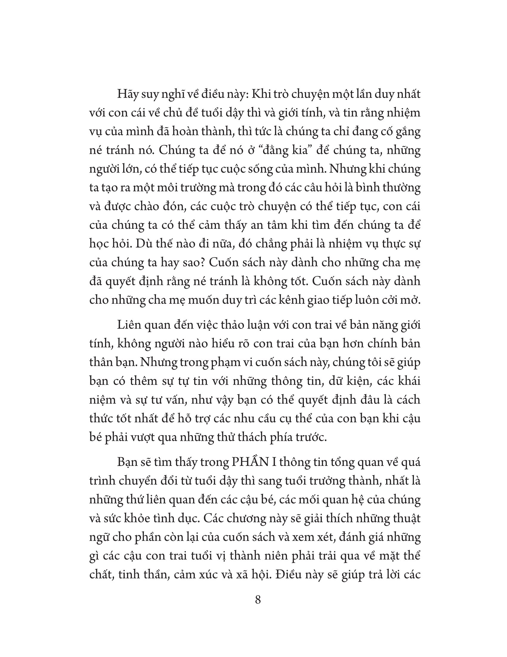 giáo dục giới tính cho con trai