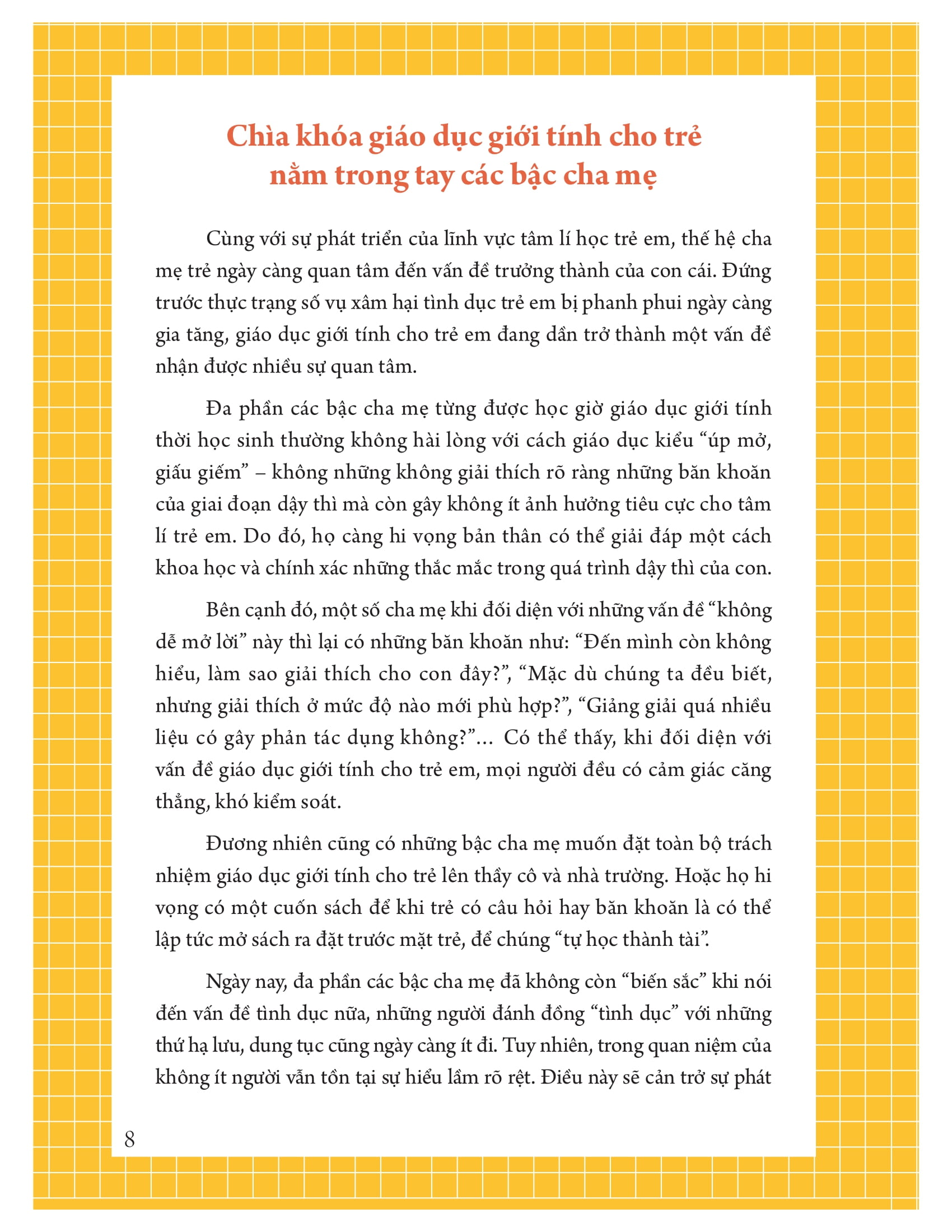 giáo dục giới tính cho trẻ thực ra rất đơn giản