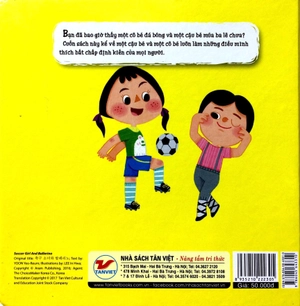 giáo dục giới tính - cô bé đá bóng và cậu bé múa ba lê