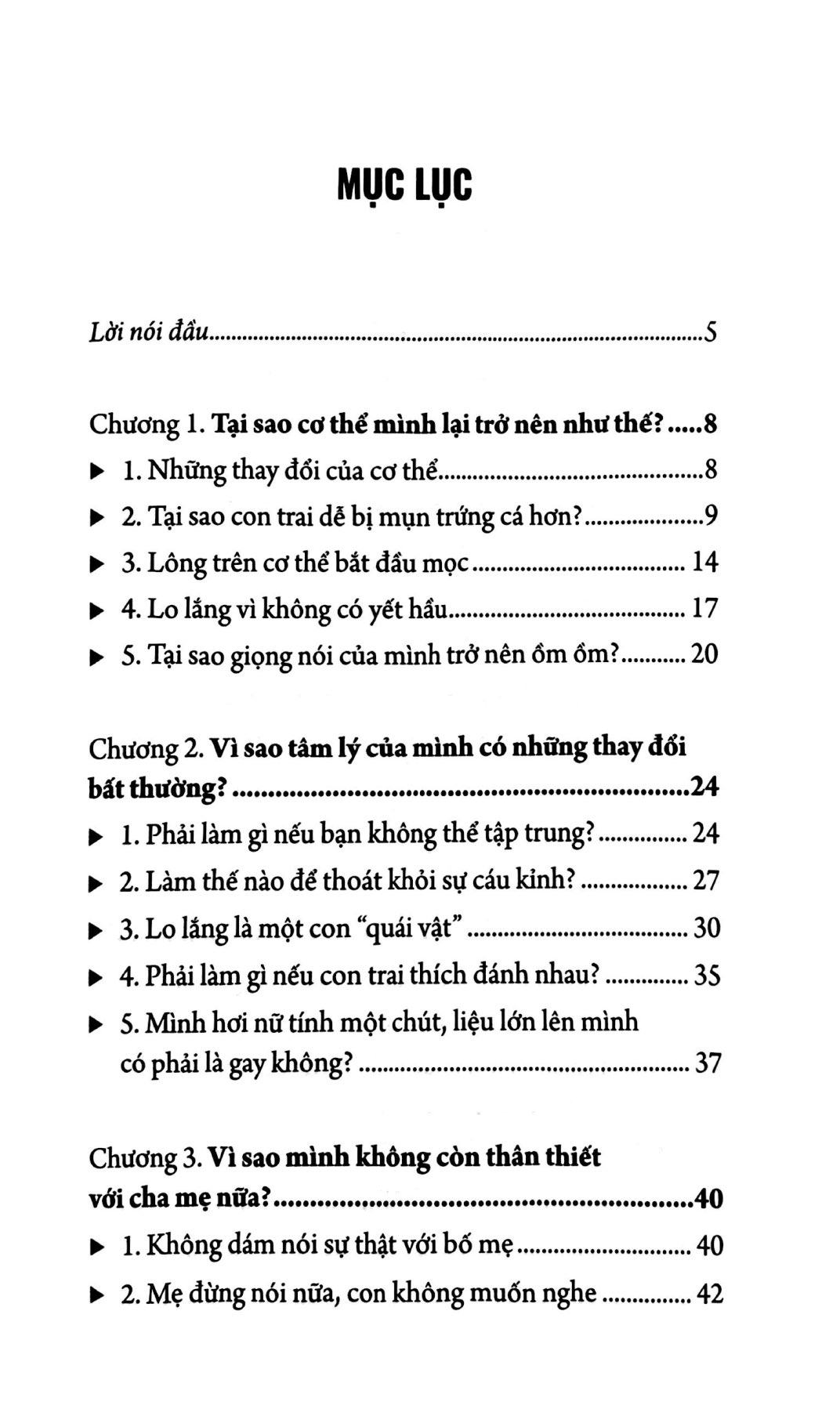 giáo dục giới tính - con trai tuổi dậy thì