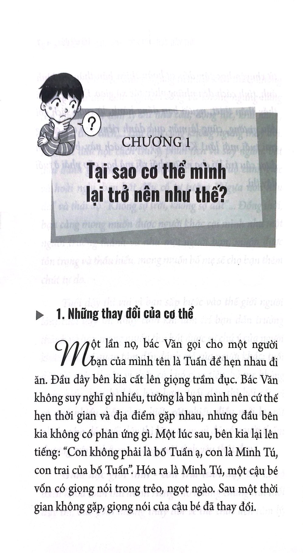 giáo dục giới tính - con trai tuổi dậy thì