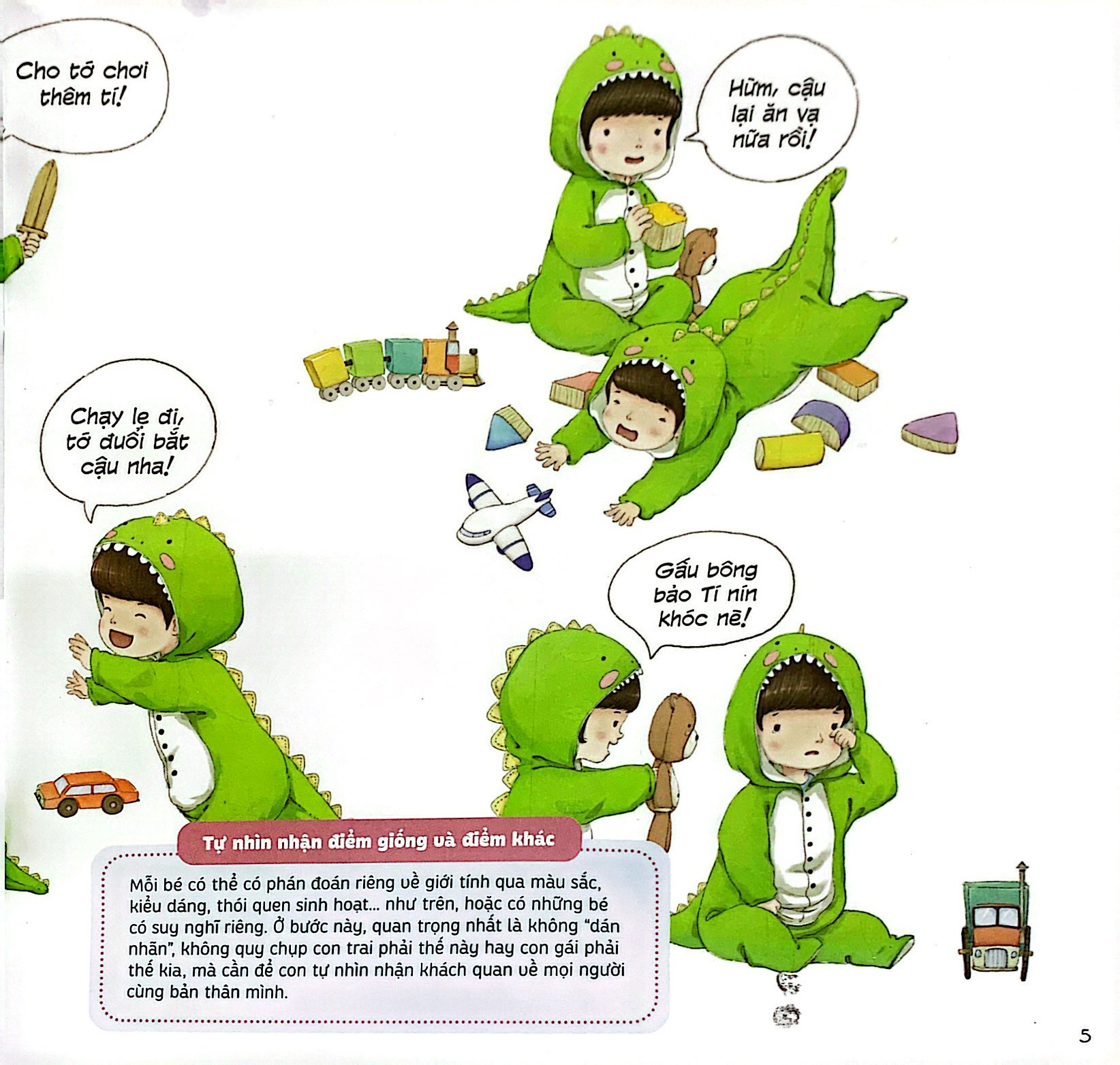 giáo dục giới tính nhi đồng - con trai, con gái khác nhau ạ ?