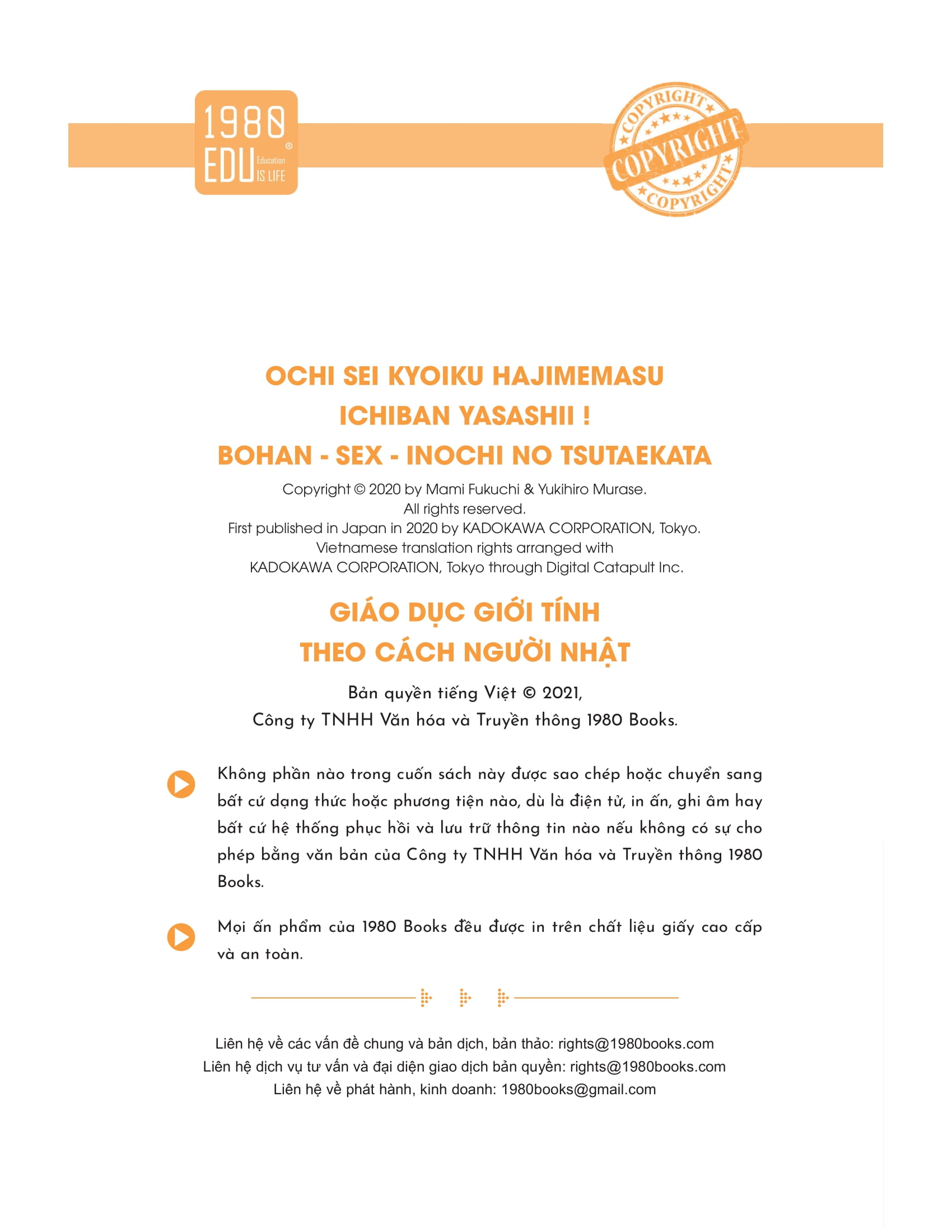 giáo dục giới tính theo cách người nhật