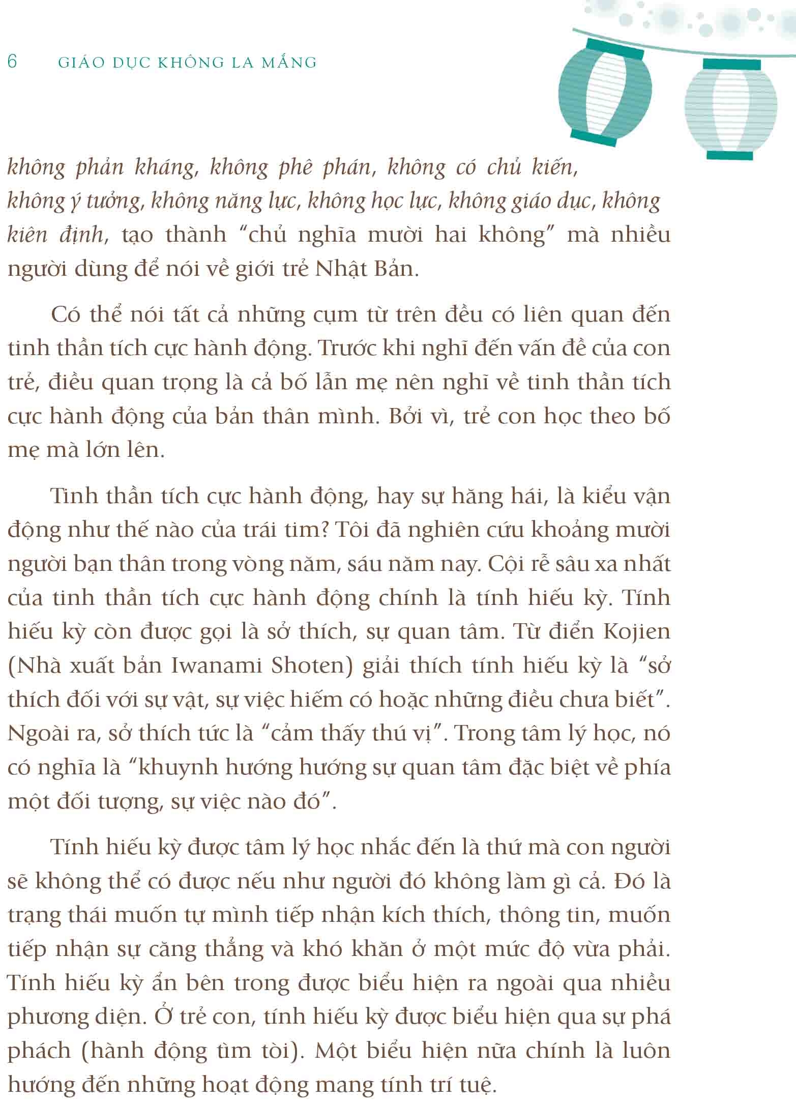 giáo dục không la mắng