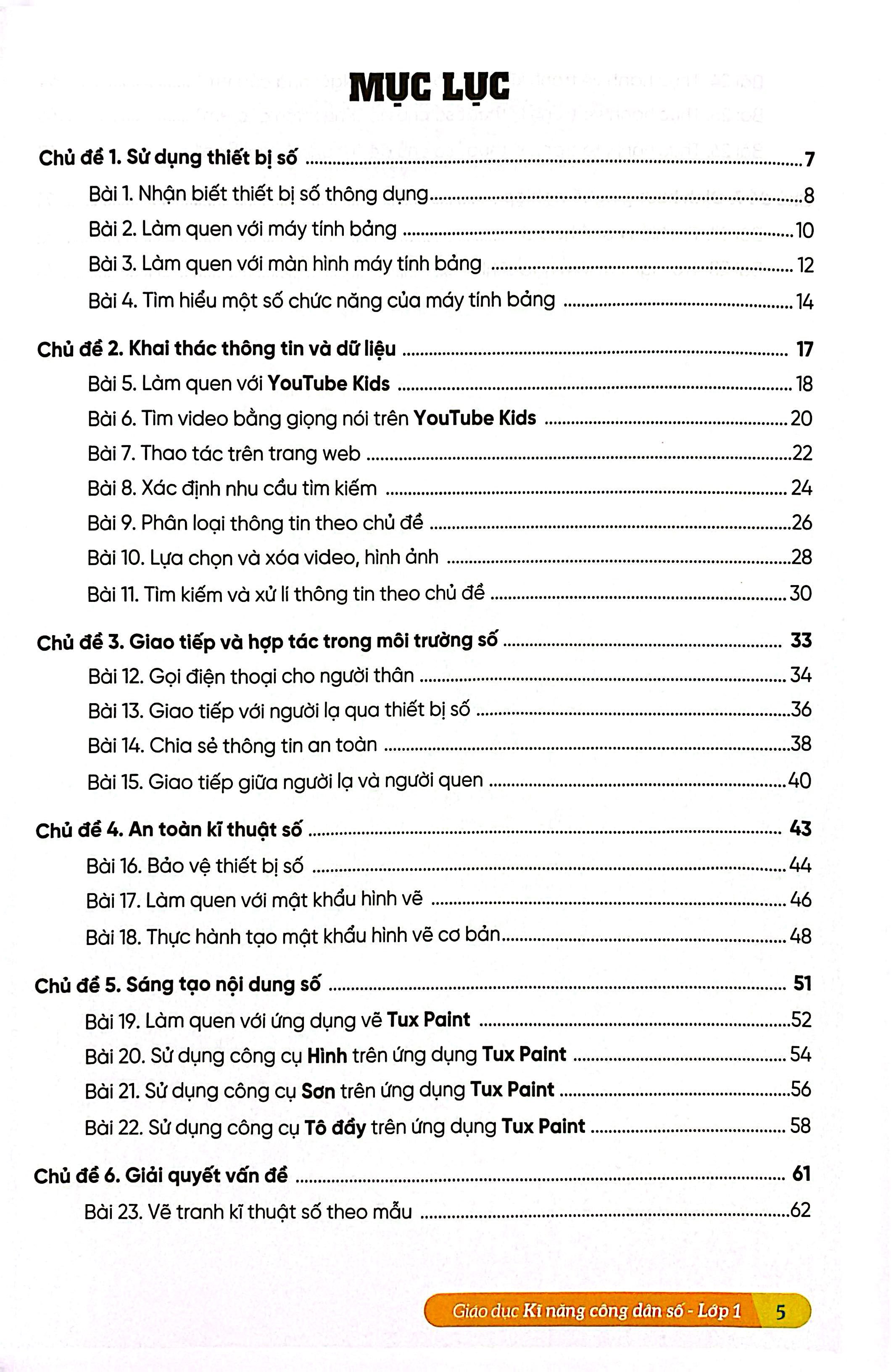 Giao Duc Ki Nang Cong Dan So - Lop 1