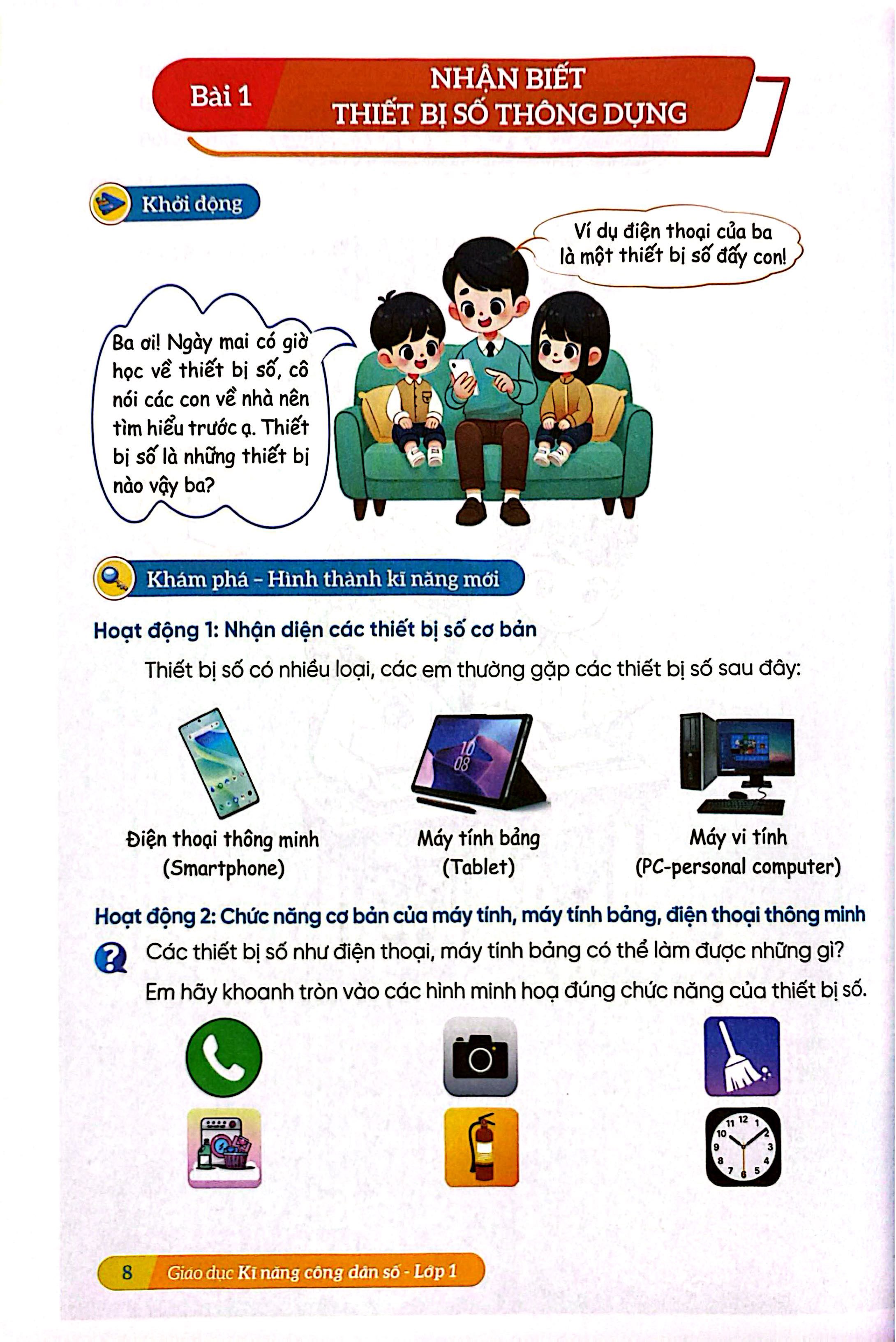 Giao Duc Ki Nang Cong Dan So - Lop 1