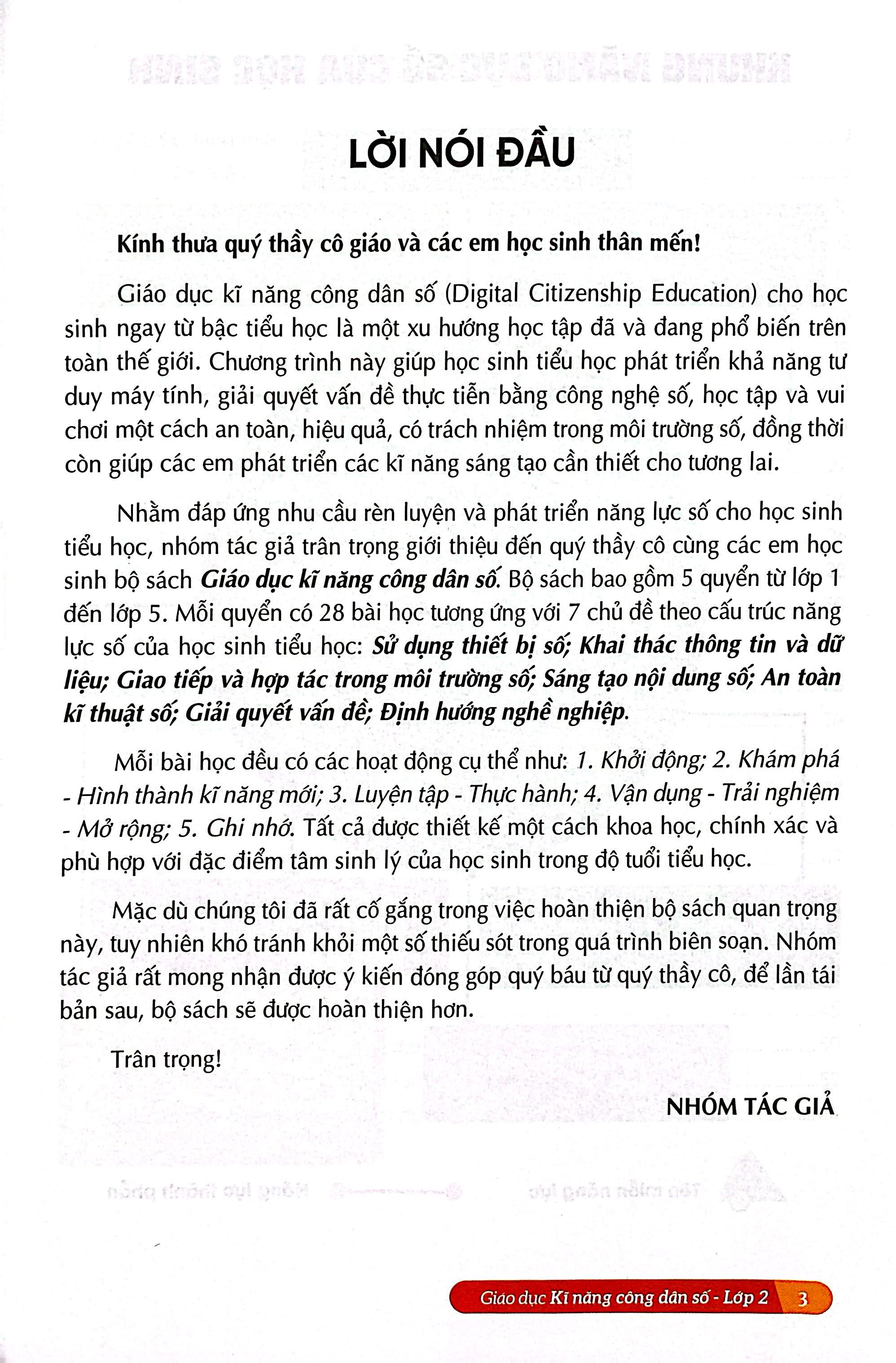 Giao Duc Ki Nang Cong Dan So - Lop 2