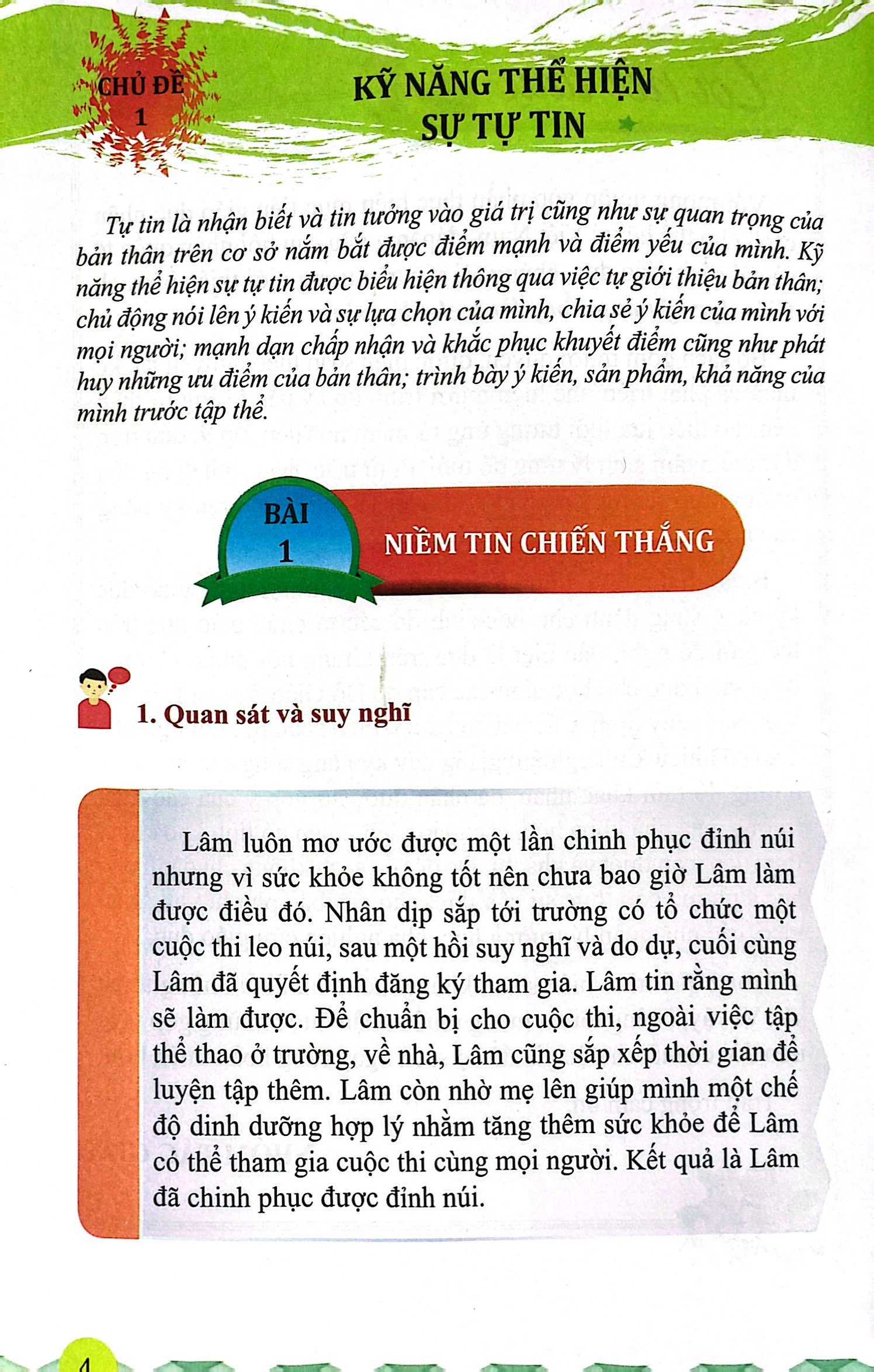 giáo dục kỹ năng sống - lớp 8