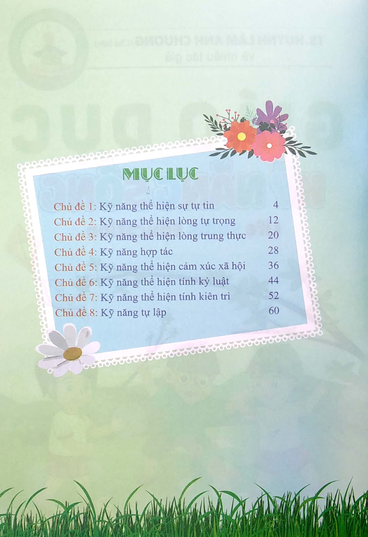 giáo dục kỹ năng sống - lớp mầm non