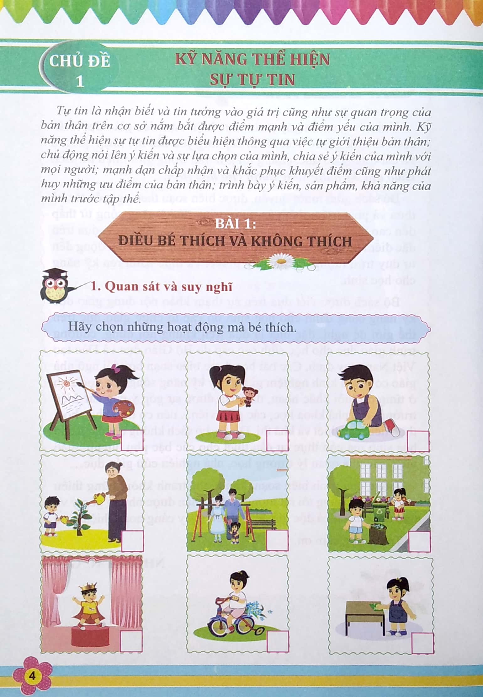 giáo dục kỹ năng sống - lớp mầm non