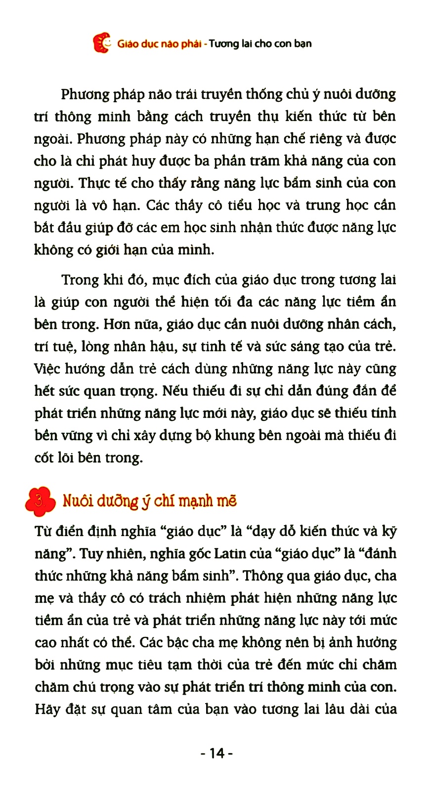 giáo dục não phải - tương lai cho con bạn