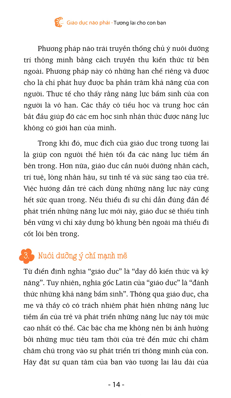 giáo dục não phải - tương lai cho con bạn