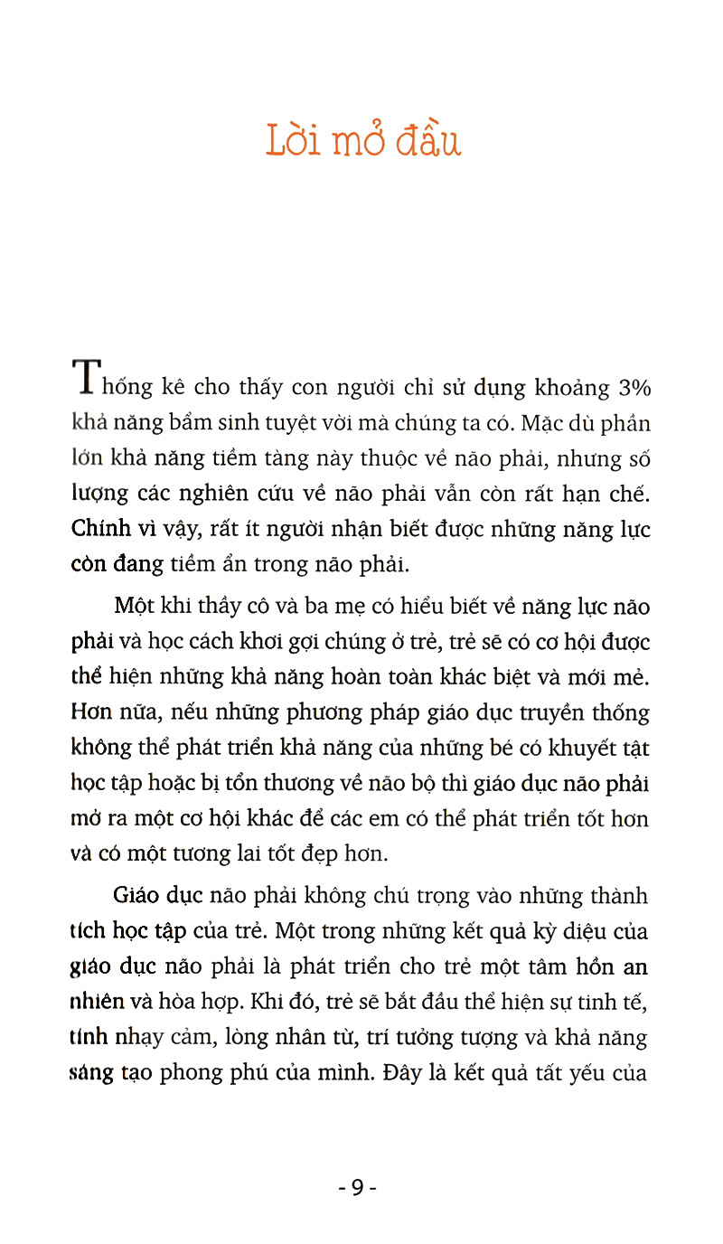 giáo dục não phải - tương lai cho con bạn