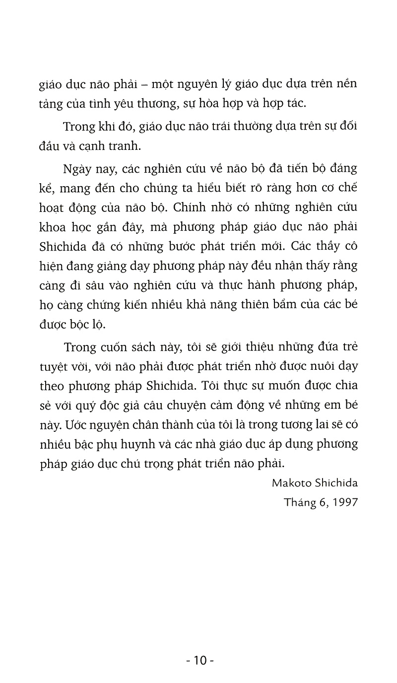 giáo dục não phải - tương lai cho con bạn