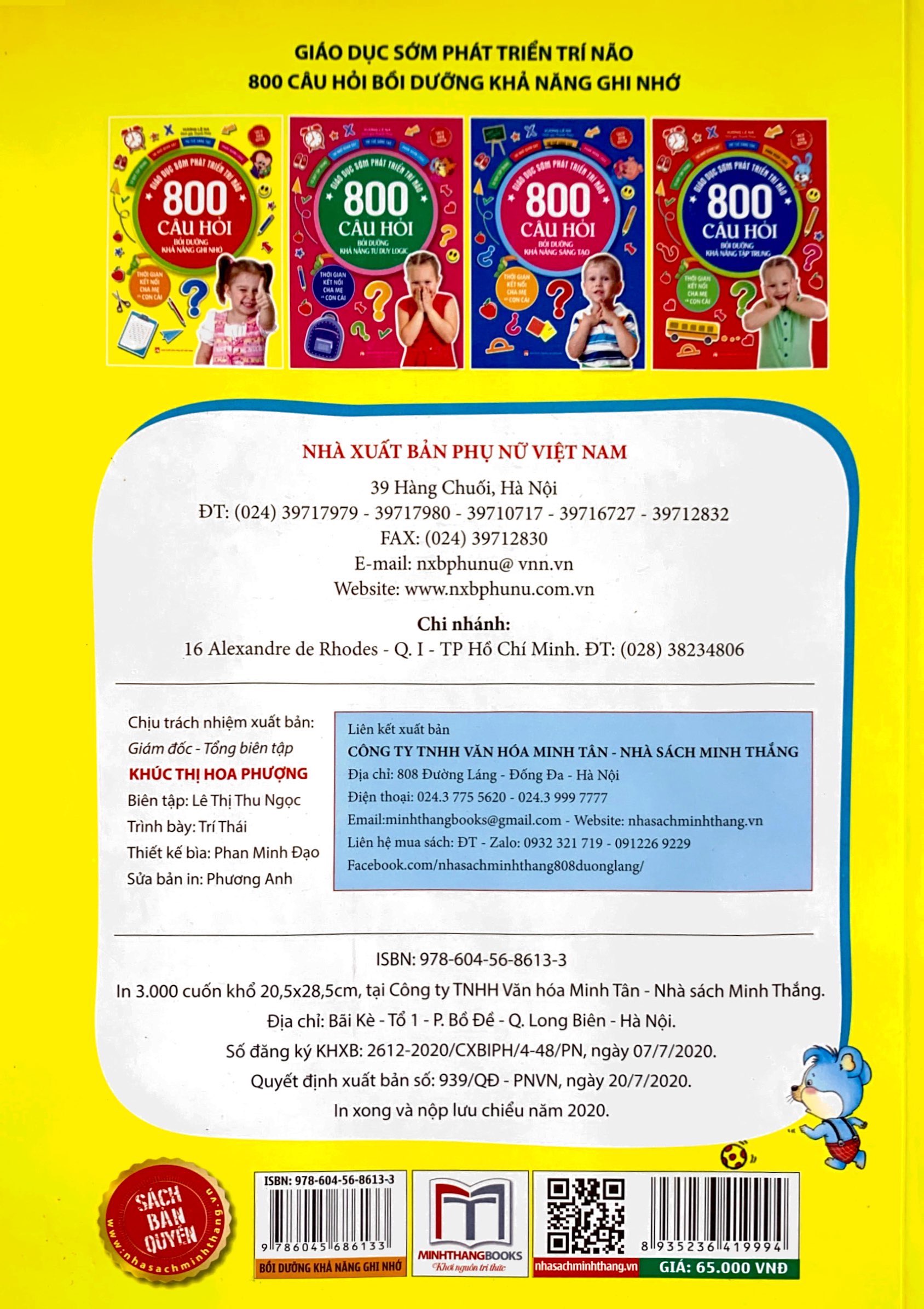 giáo dục sớm phát triển trí não - 800 câu đố - bồi dưỡng khả năng ghi nhớ