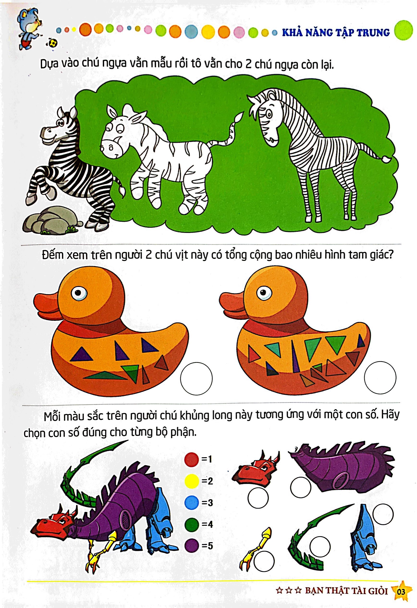 giáo dục sớm phát triển trí não - 800 câu đố - bồi dưỡng khả năng tập trung