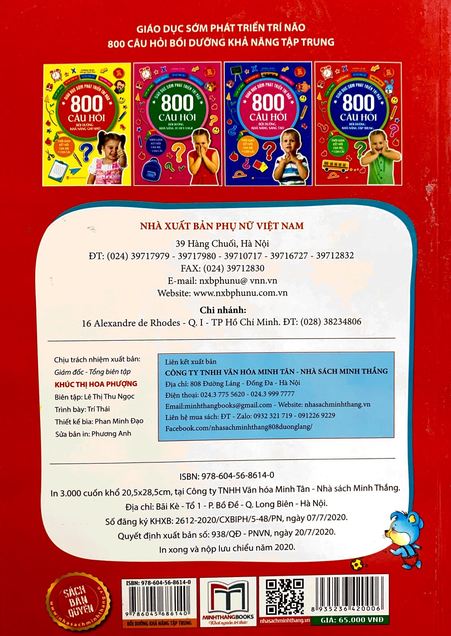 giáo dục sớm phát triển trí não - 800 câu đố - bồi dưỡng khả năng tập trung