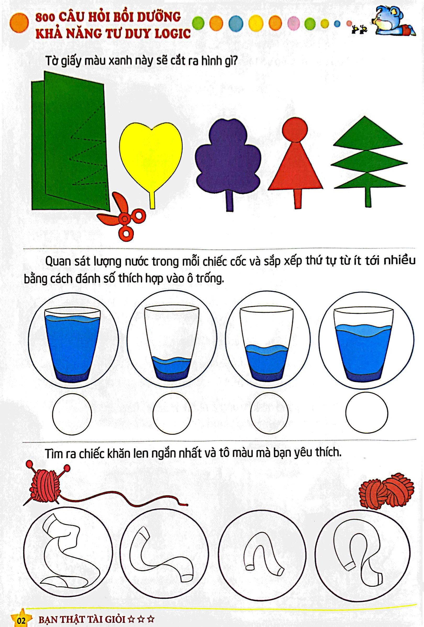 giáo dục sớm phát triển trí não - 800 câu đố - bồi dưỡng khả năng tư duy logic