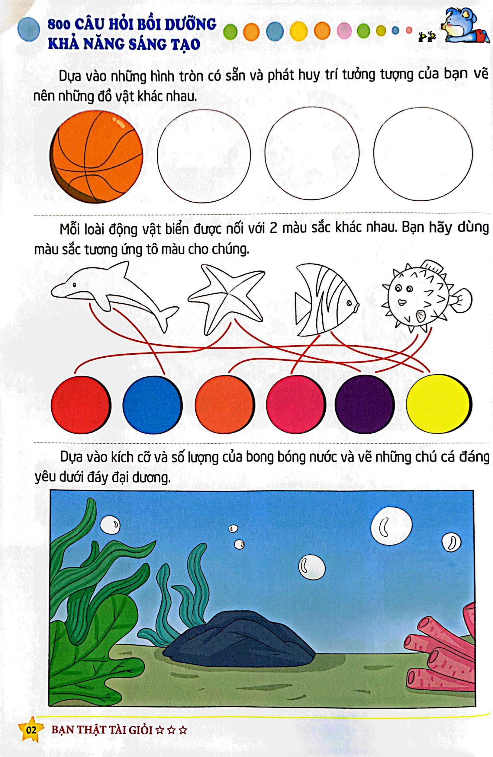 giáo dục sớm phát triển trí não - 800 câu hỏi bồi dưỡng khả năng sáng tạo (tái bản 2022)