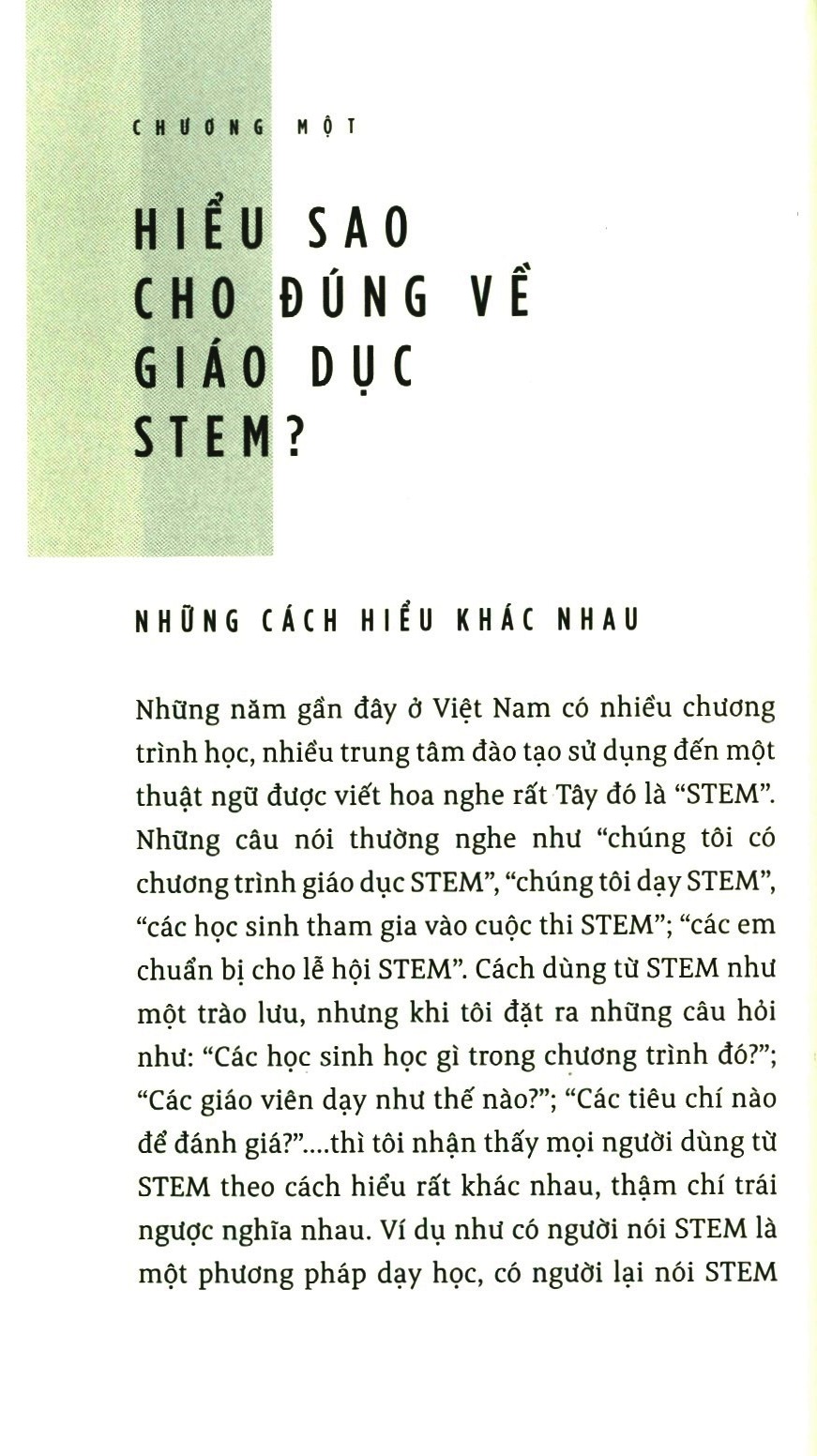 giáo dục stem/ steam: từ trải nghiệm thực hành đến tư duy sáng tạo