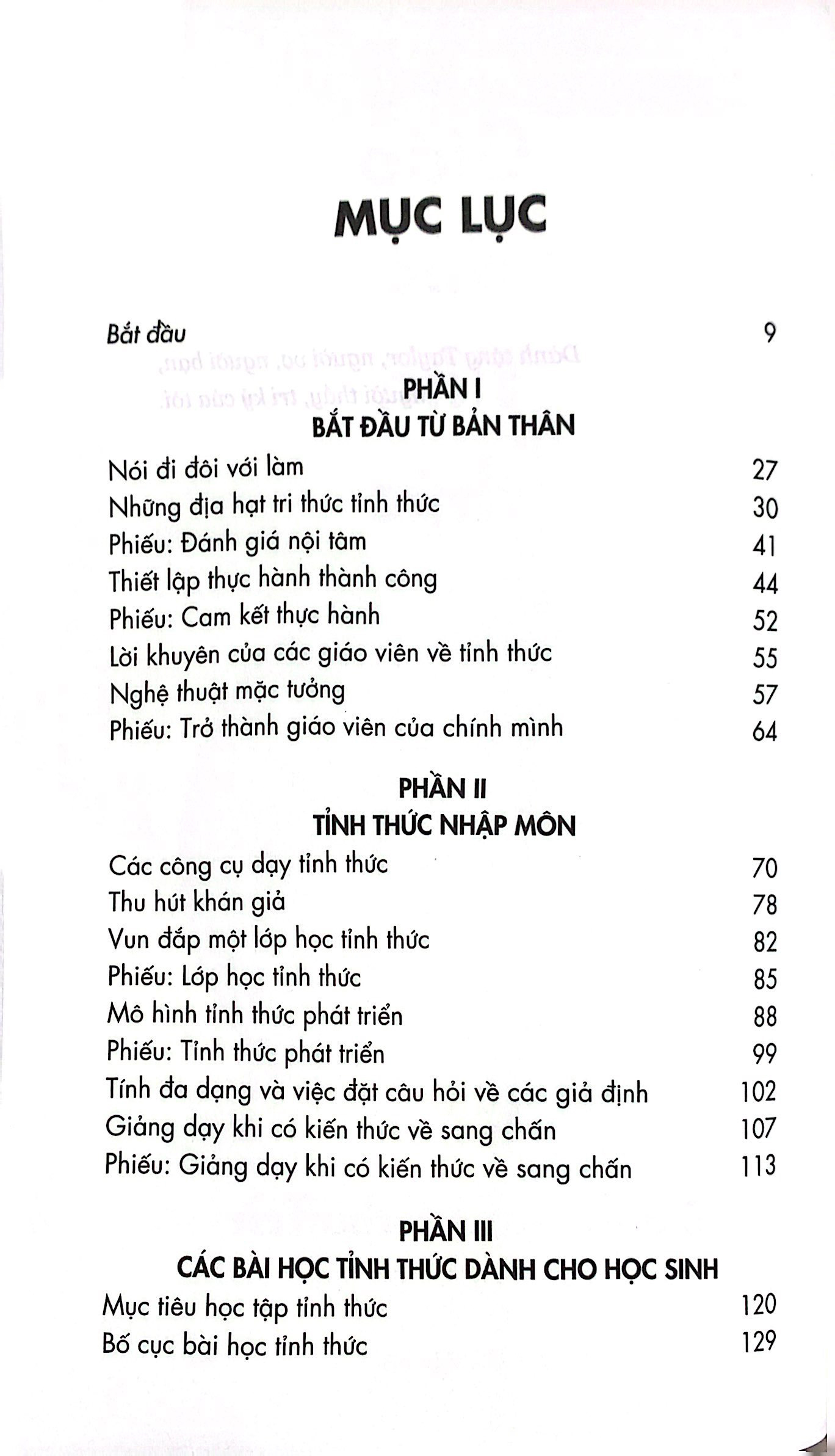 giáo dục tỉnh thức - workbook