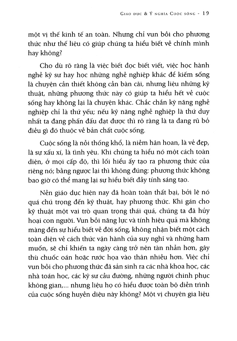 giáo dục và ý nghĩa cuộc sống (tái bản 2022)
