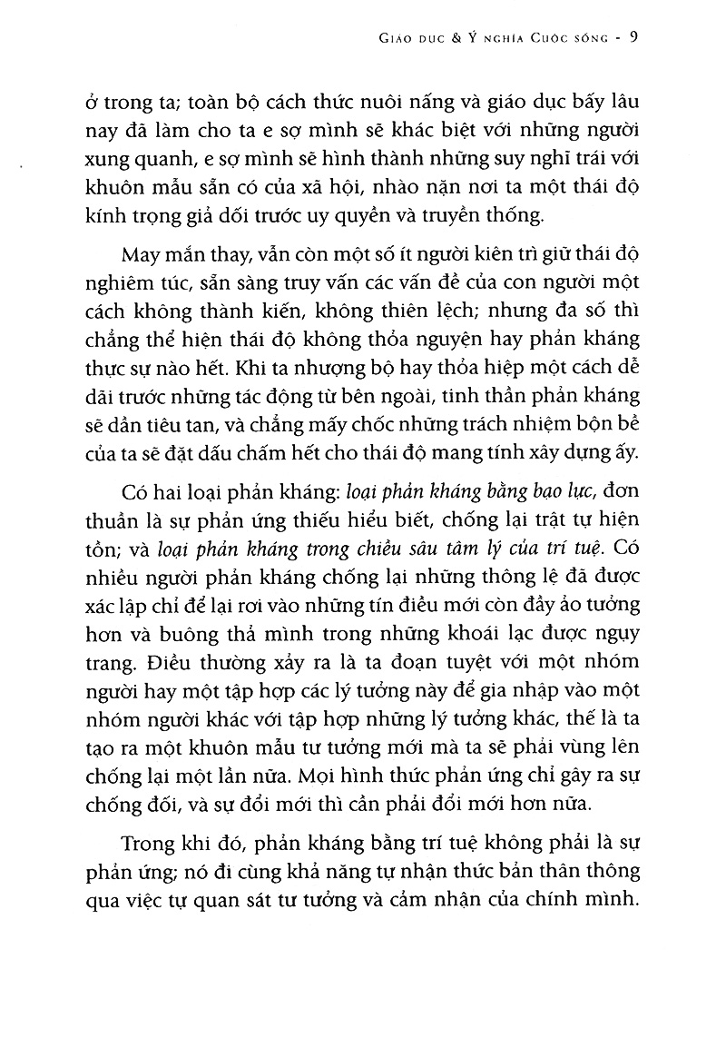 giáo dục và ý nghĩa cuộc sống (tái bản 2022)