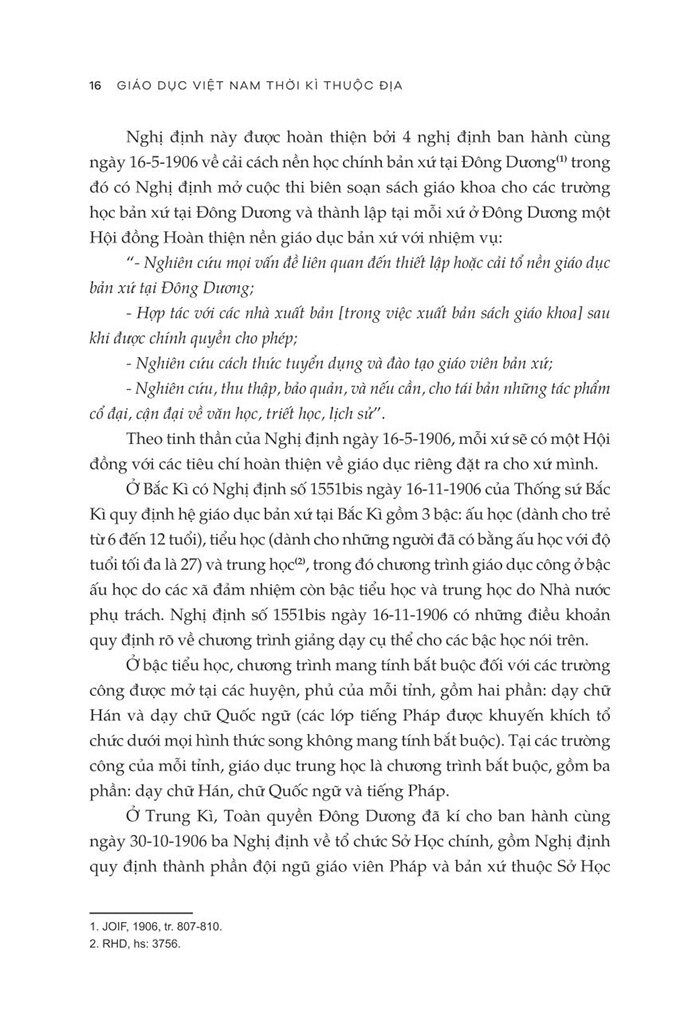 giáo dục việt nam thời kỳ thuộc địa qua tài liệu và tư liệu lưu trữ (1858 - 1945)