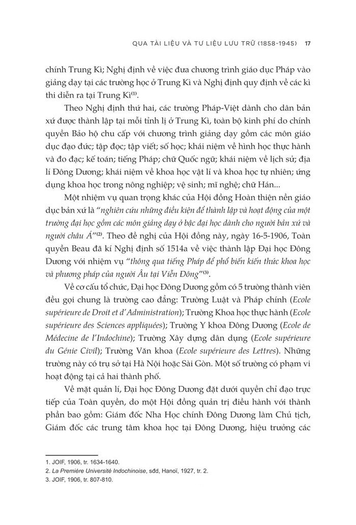 giáo dục việt nam thời kỳ thuộc địa qua tài liệu và tư liệu lưu trữ (1858 - 1945)