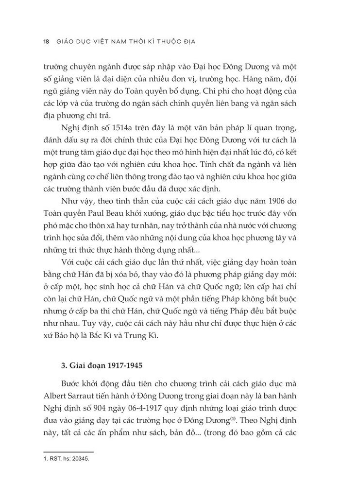 giáo dục việt nam thời kỳ thuộc địa qua tài liệu và tư liệu lưu trữ (1858 - 1945)