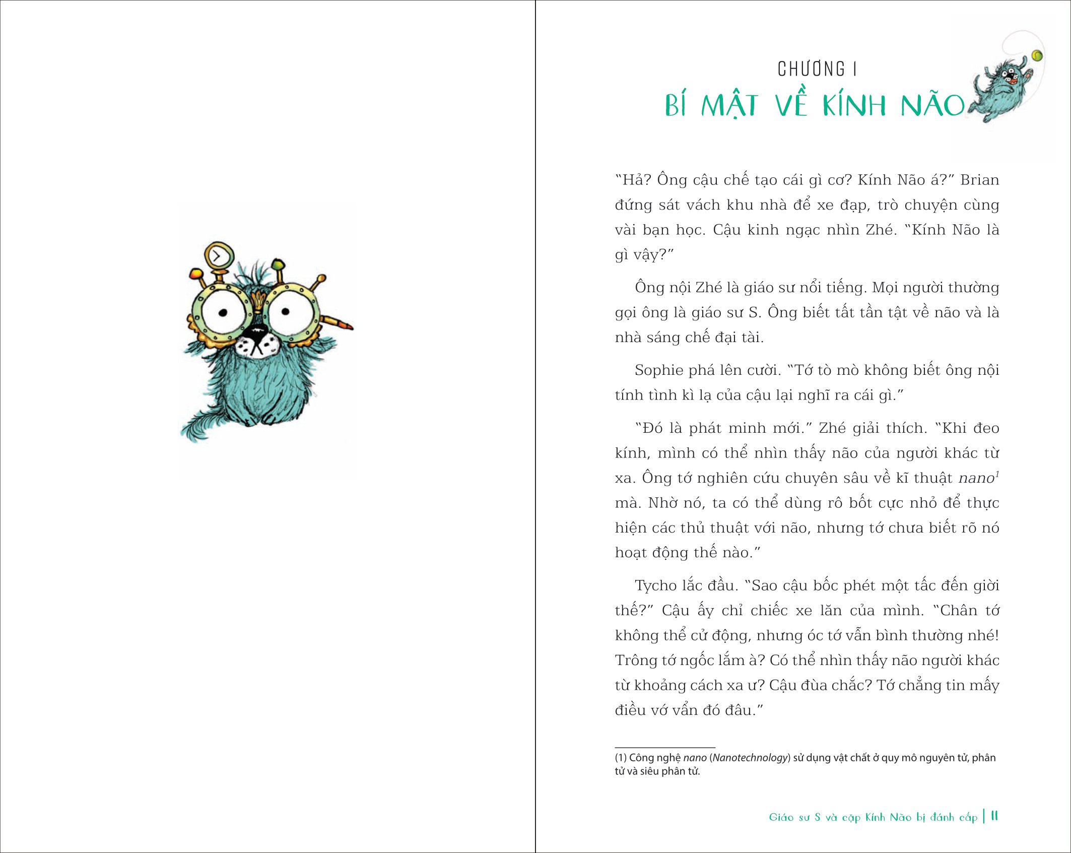 giáo sư s và cặp kính não bị đánh cắp