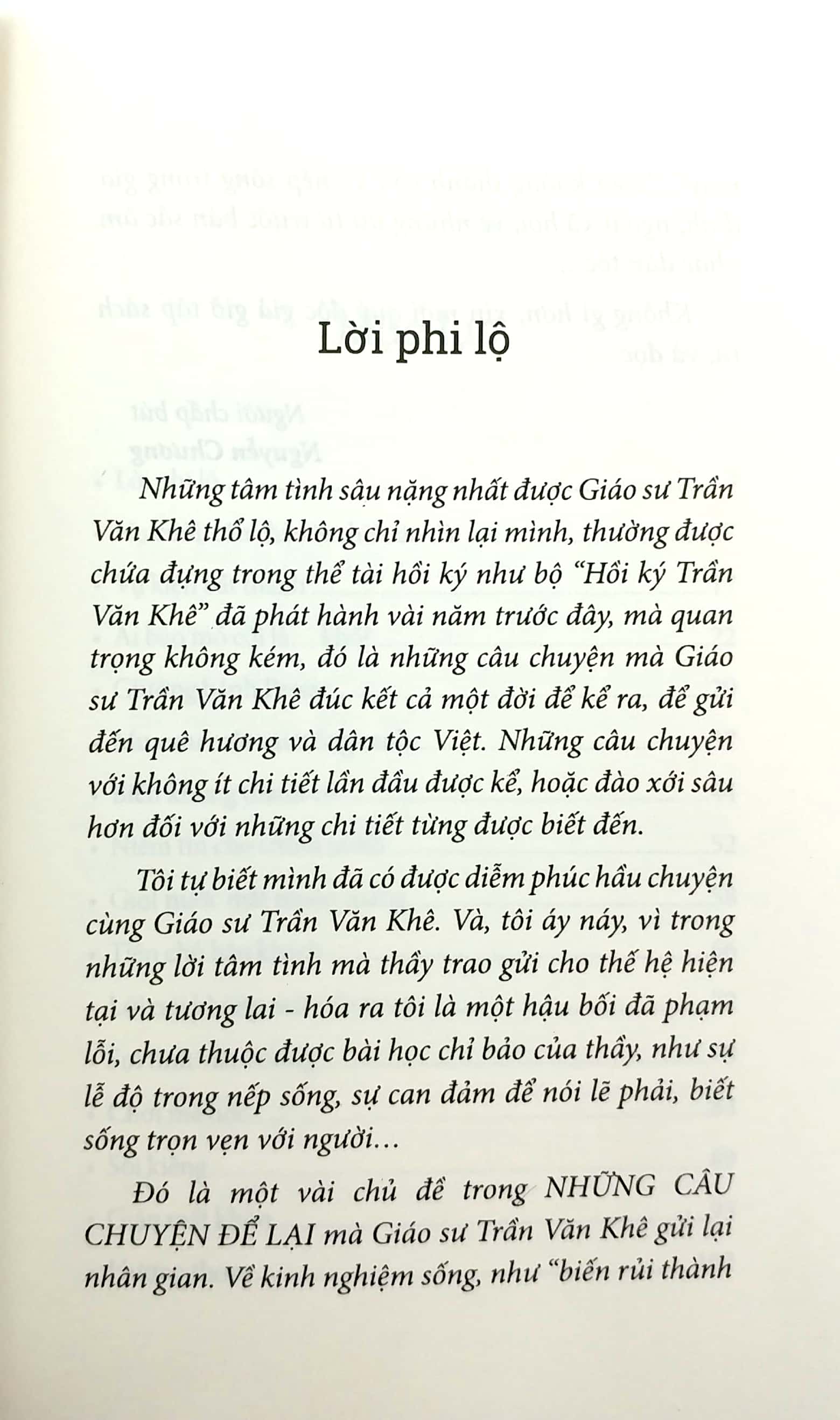 giáo sư trần văn khê những câu chuyện để lại