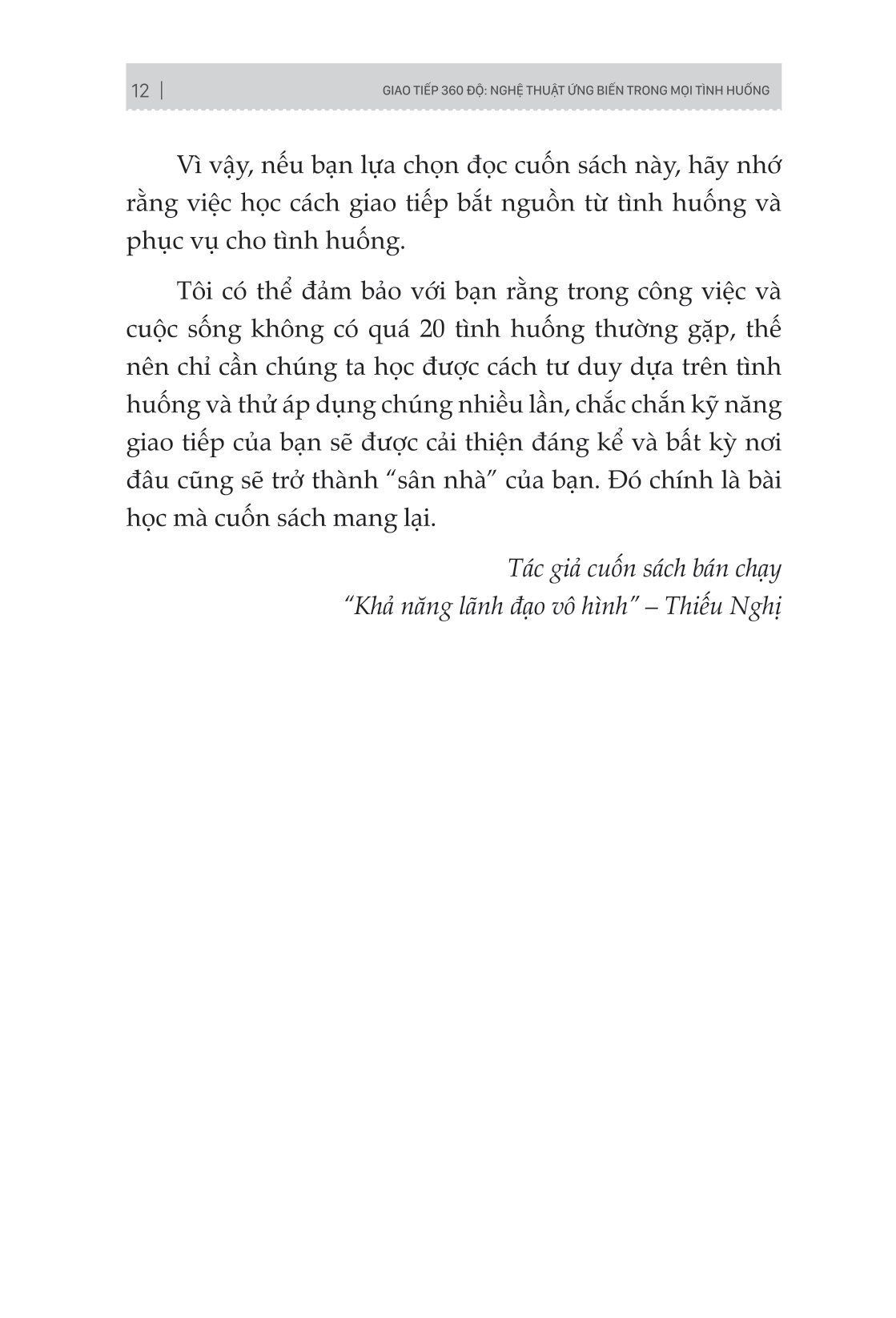 giao tiếp 360 độ - nghệ thuật ứng biến trong mọi tình huống