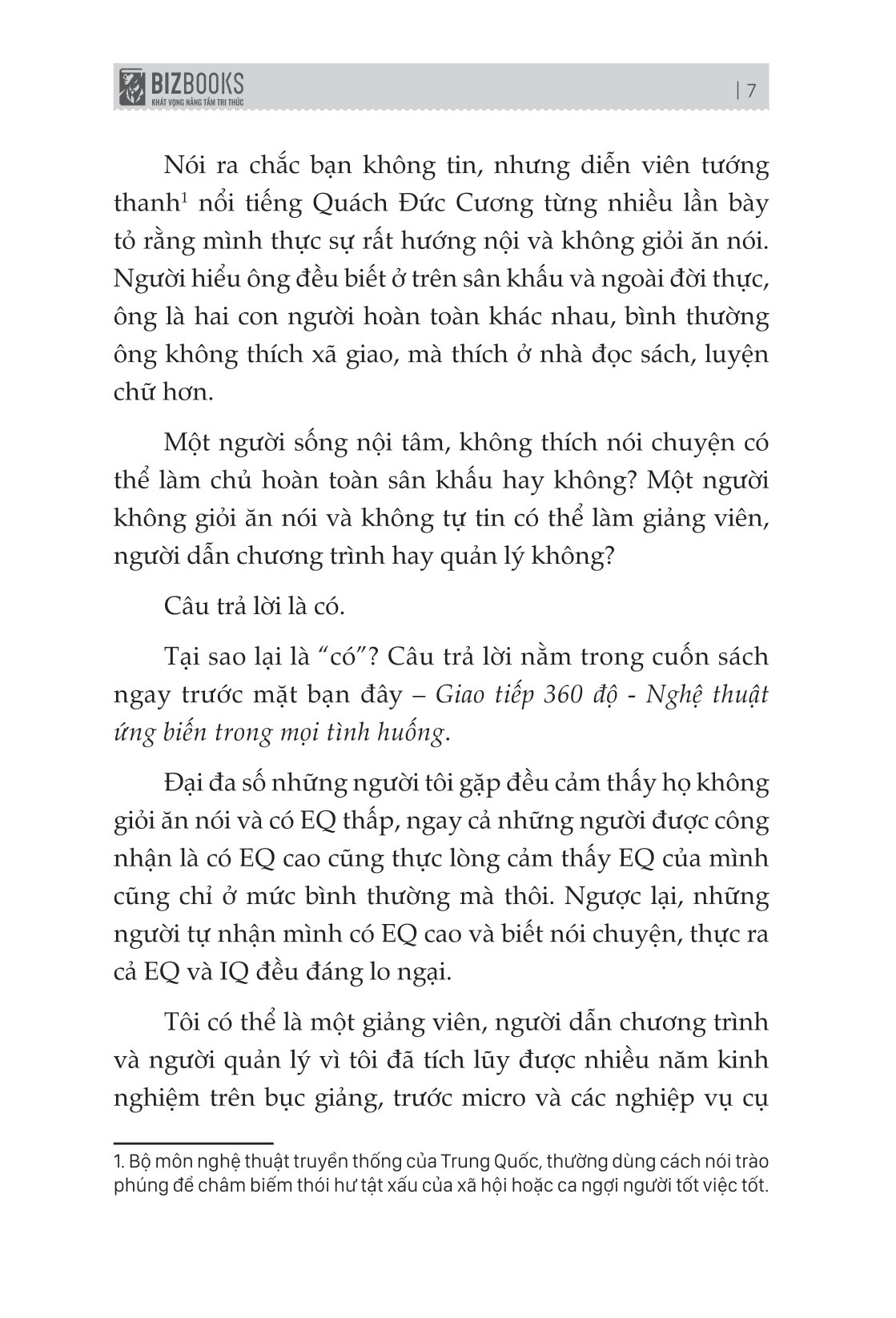 giao tiếp 360 độ - nghệ thuật ứng biến trong mọi tình huống