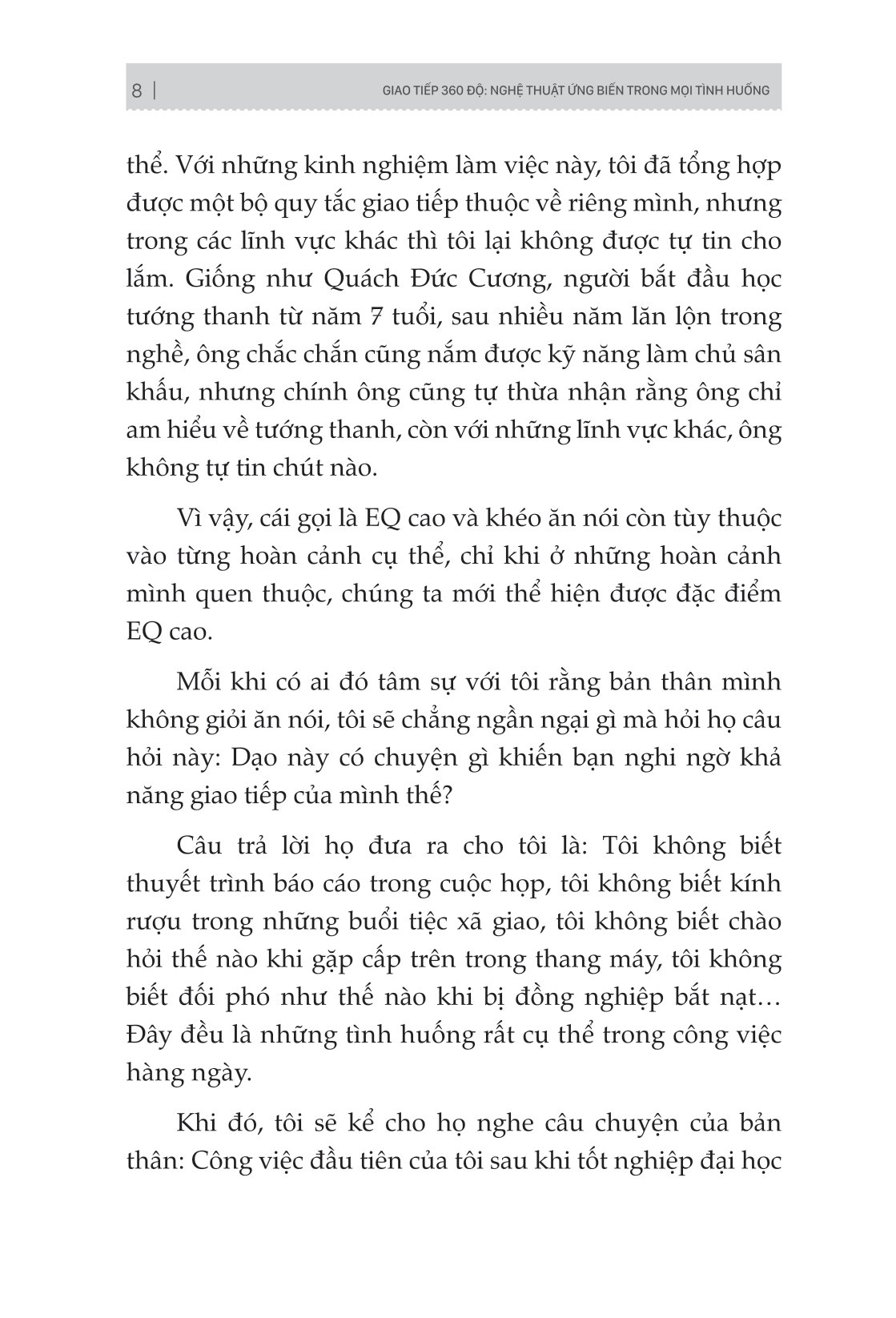 giao tiếp 360 độ - nghệ thuật ứng biến trong mọi tình huống
