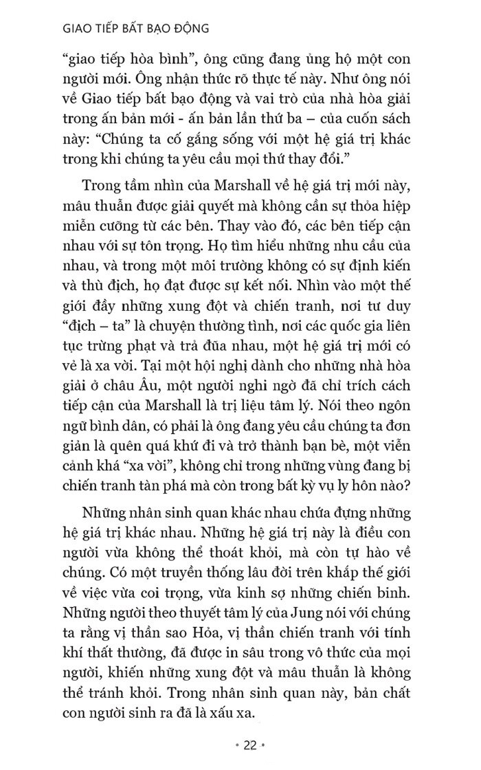 giao tiếp bất bạo động - ngôn ngữ của lòng trắc ẩn