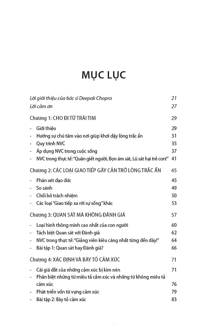 giao tiếp bất bạo động - ngôn ngữ của lòng trắc ẩn