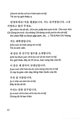 giao tiếp hàn - việt trong cuộc sống hàng ngày