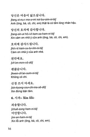 giao tiếp hàn - việt trong cuộc sống hàng ngày