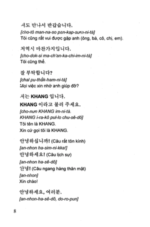 giao tiếp hàn - việt trong cuộc sống hàng ngày