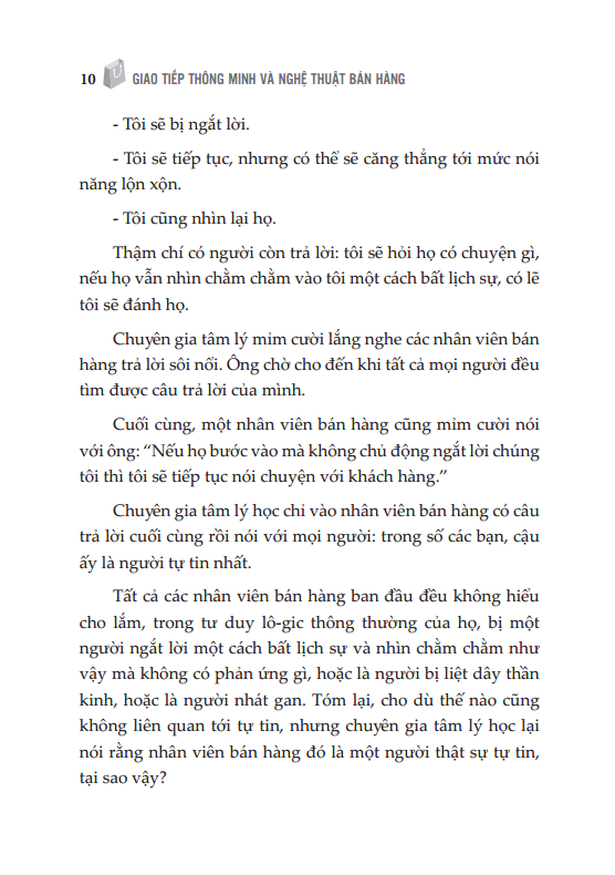 giao tiếp thông minh và nghệ thuật bán hàng (tái bản 2022)