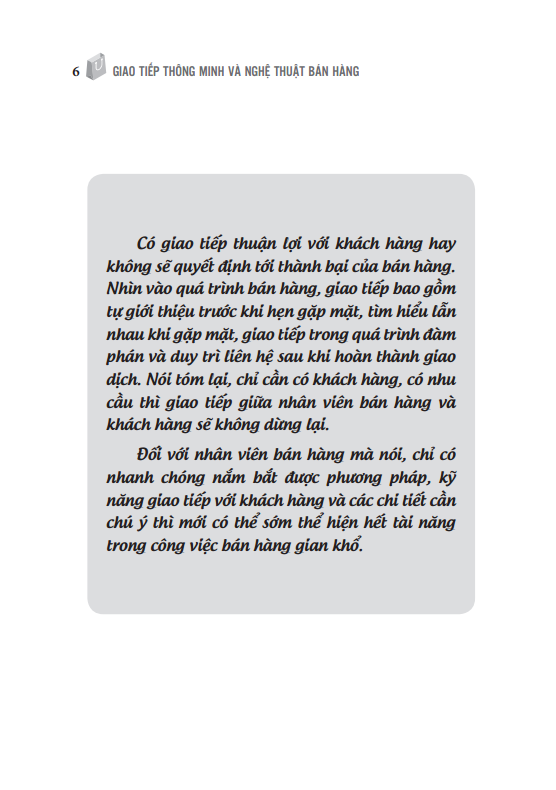giao tiếp thông minh và nghệ thuật bán hàng (tái bản 2022)