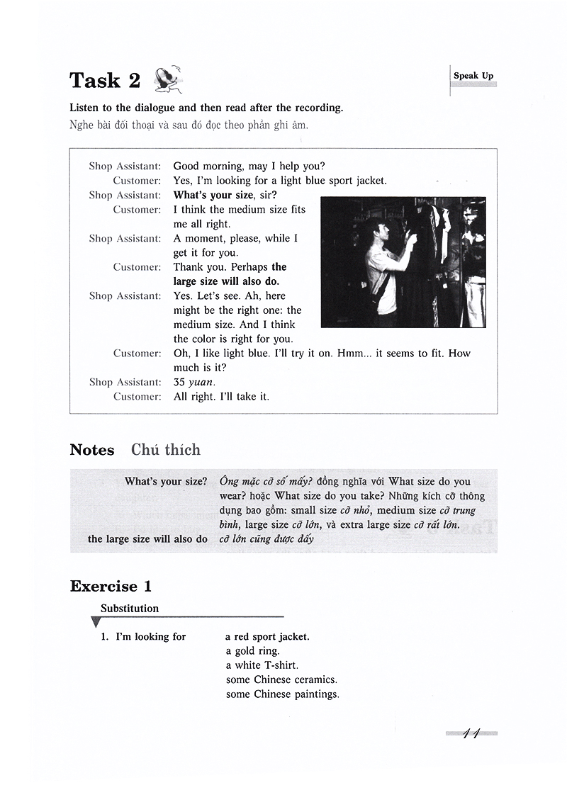 giao tiếp tiếng anh - tự tin trong mọi tình huống - trình độ trung cấp