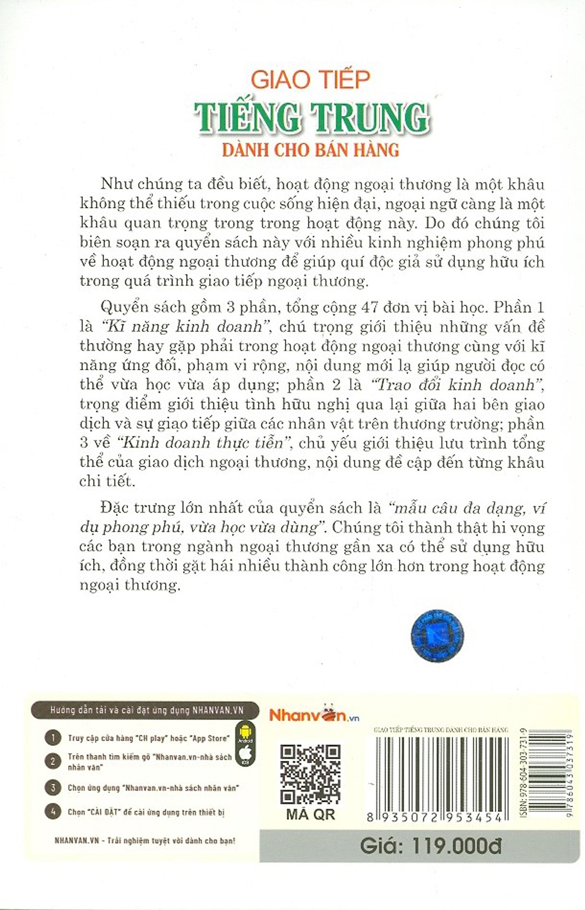 giao tiếp tiếng trung dành cho bán hàng