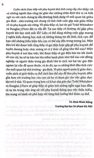 giao tiếp với phụ huynh khó tính (tái bản 2024)